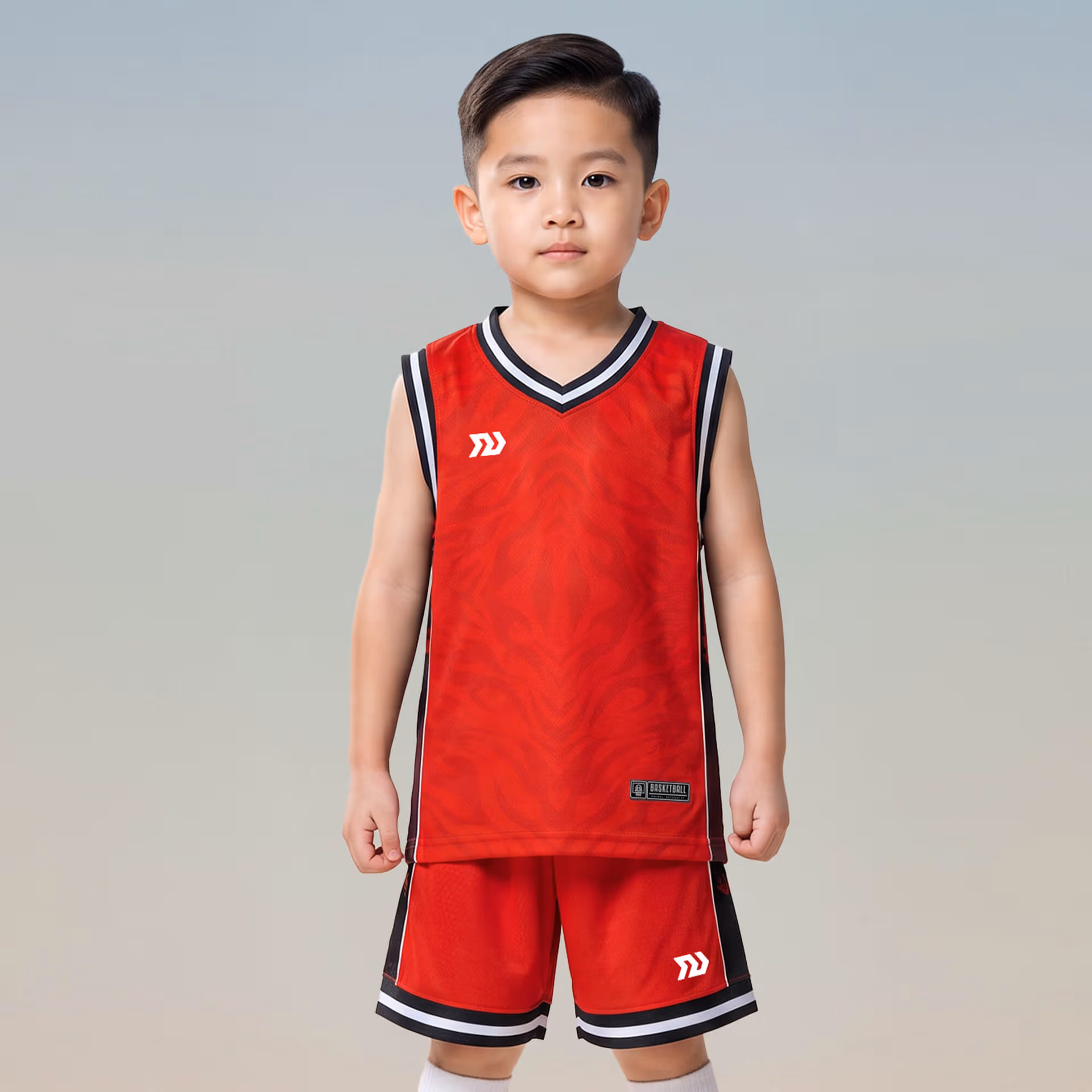 Quần áo bóng rổ Trẻ em Bulbal Rimax BR05 Đỏ